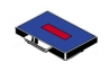 Heavy Duty Blue/Red Replacement Ink Pad
